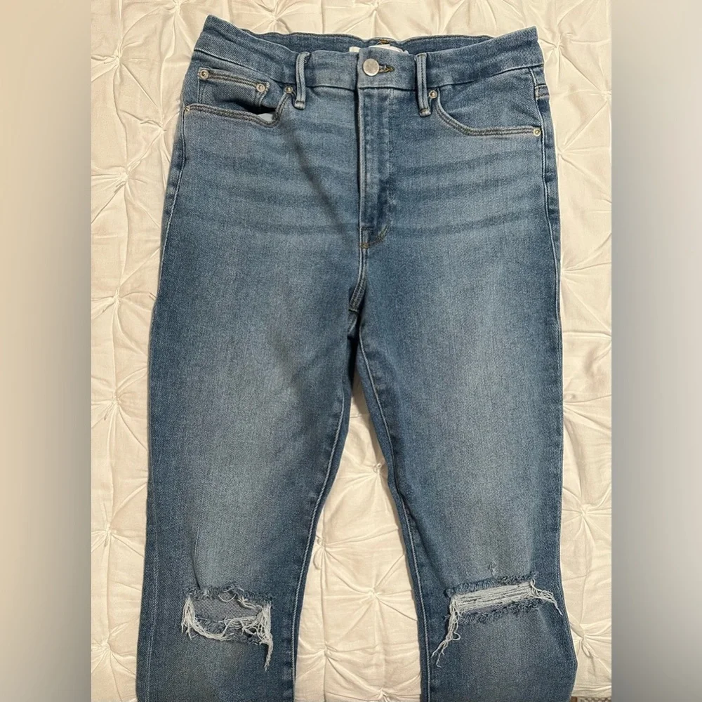 Good American x Zara ZW High Rise Skinny Jeans - Picture 3 of 4